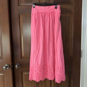 Gorgeous Farm Rio pink cotton skirt XS